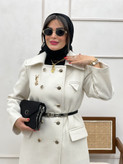 پالتو زنانه در جنس فوتر کوبیده دورو اورجینال 🇹🇷 مدل ماهک
