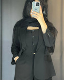ست سه تیکه زنانه در جنس کرپ هایتوییست مدل سلین