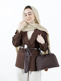 کت زنانه در جنس کرپ هایتوییست مدل جاوید
