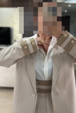 ست کت و شلوار زنانه در جنس کرپ باربی مدل رزمین